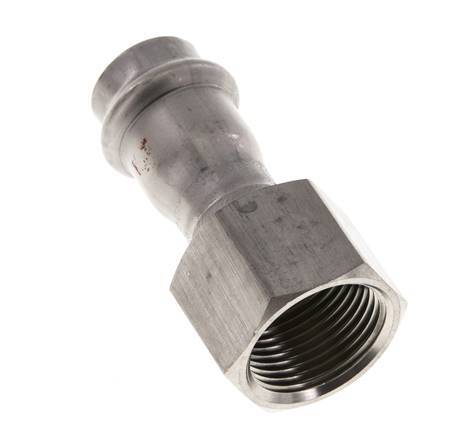 Perskoppeling - 18mm & Rp 3/4'' Persmof - RVS
