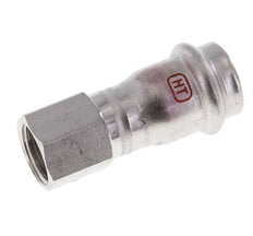 Perskoppeling - 22mm & Rp 1/2'' Persmof - RVS