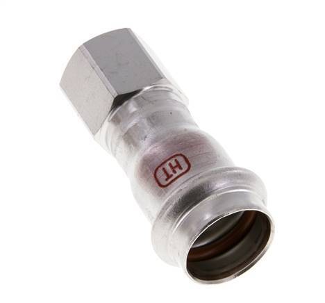 Perskoppeling - 22mm & Rp 1/2'' Persmof - RVS