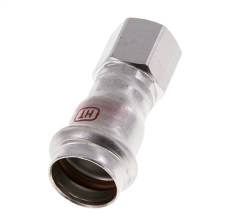 Perskoppeling - 22mm & Rp 1/2'' Persmof - RVS