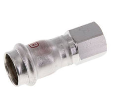 Perskoppeling - 22mm & Rp 1/2'' Persmof - RVS
