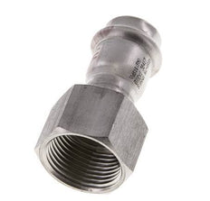 Perskoppeling - 22mm & Rp 1'' Persmof - RVS