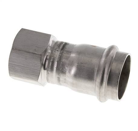 Perskoppeling - 28mm & Rp 3/4'' Persmof - RVS