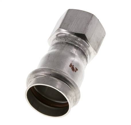 Perskoppeling - 28mm & Rp 3/4'' Persmof - RVS