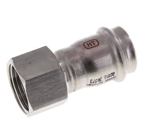 Perskoppeling - 28mm & Rp 1'' Persmof - RVS