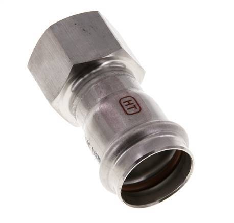 Perskoppeling - 28mm & Rp 1'' Persmof - RVS
