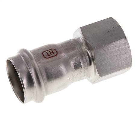 Perskoppeling - 28mm & Rp 1'' Persmof - RVS