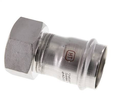 Perskoppeling - 42mm & Rp 1-1/2'' Persmof - RVS