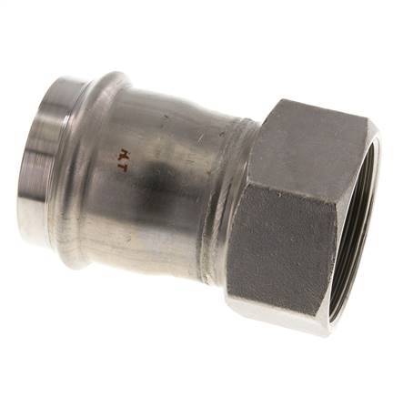 Perskoppeling - 54mm & Rp 2'' Persmof - RVS