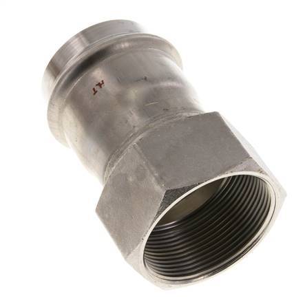 Perskoppeling - 54mm & Rp 2'' Persmof - RVS