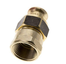 Perskoppeling wartelmoer - 15mm & Rp 3/4'' Persmof - Koperlegering Vlakke Afdichting