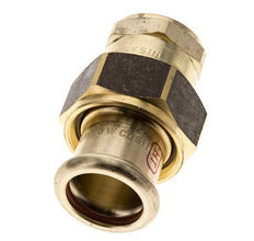 Perskoppeling wartelmoer - 22mm & Rp 3/4'' Persmof - Koperlegering Vlakke Afdichting
