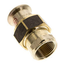 Perskoppeling wartelmoer - 22mm & Rp 3/4'' Persmof - Koperlegering Vlakke Afdichting