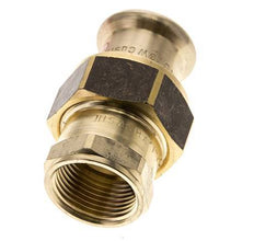 Perskoppeling wartelmoer - 22mm & Rp 3/4'' Persmof - Koperlegering Vlakke Afdichting