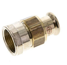Perskoppeling wartelmoer - 22mm & Rp 1'' Persmof - Koperlegering Vlakke Afdichting