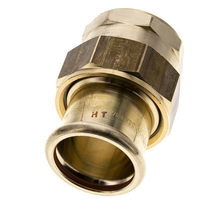 Union Press Fitting - 35mm Female & Rp 1-1/4'' Female - Copper alloy Flat Sealing
