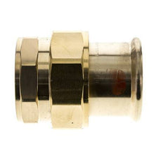 Perskoppeling wartelmoer - 54mm & Rp 2'' Persmof - Koperlegering Vlakke Afdichting