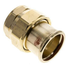 Perskoppeling wartelmoer - 54mm & Rp 2'' Persmof - Koperlegering Vlakke Afdichting