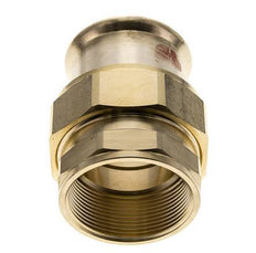 Perskoppeling wartelmoer - 54mm & Rp 2'' Persmof - Koperlegering Vlakke Afdichting