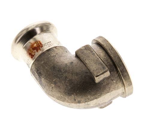 90 graden L-Perskoppeling - 15mm & Rp 1/2'' Persmof - Koperlegering