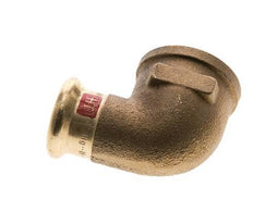90 graden L-Perskoppeling - 18mm & Rp 3/4'' Persmof - Koperlegering