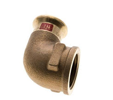 90 graden L-Perskoppeling - 18mm & Rp 3/4'' Persmof - Koperlegering