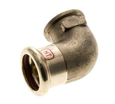90 graden L-Perskoppeling - 22mm & Rp 1/2'' Persmof - Koperlegering