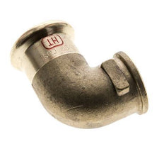 90 graden L-Perskoppeling - 22mm & Rp 1/2'' Persmof - Koperlegering