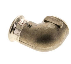 90 graden L-Perskoppeling - 28mm & Rp 3/4'' Persmof - Koperlegering