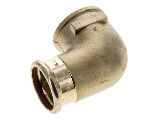 90 graden L-Perskoppeling - 35mm & Rp 1-1/4'' Persmof - Koperlegering