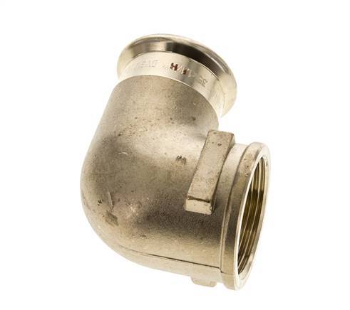 90 graden L-Perskoppeling - 35mm & Rp 1-1/4'' Persmof - Koperlegering