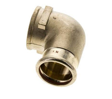 90 graden L-Perskoppeling - 35mm & Rp 1-1/4'' Persmof - Koperlegering