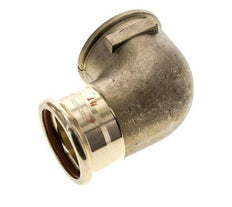90 graden L-Perskoppeling - 42mm & Rp 1-1/2'' Persmof - Koperlegering