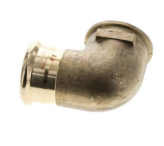 90 graden L-Perskoppeling - 42mm & Rp 1-1/2'' Persmof - Koperlegering