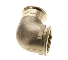 90 graden L-Perskoppeling - 42mm & Rp 1-1/2'' Persmof - Koperlegering