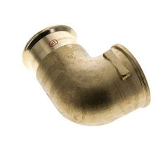 90 graden L-Perskoppeling - 54mm & Rp 2'' Persmof - Koperlegering