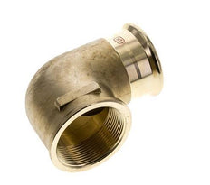 90 graden L-Perskoppeling - 54mm & Rp 2'' Persmof - Koperlegering