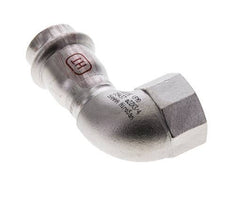 90 graden L-Perskoppeling - 22mm & Rp 3/4'' Persmof - RVS