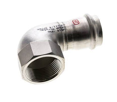 90 graden L-Perskoppeling - 35mm & Rp 1-1/4'' Persmof - RVS