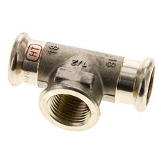 Tee Press Fitting - 18mm & Rp 1/2'' Persmof - Koperlegering
