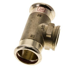Tee Press Fitting - 28mm & Rp 3/4'' Persmof - Koperlegering