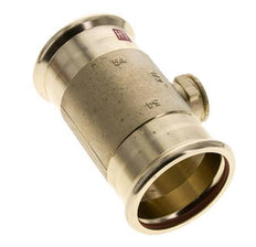 Tee Press Fitting - 54mm & Rp 1/2'' Persmof - Koperlegering