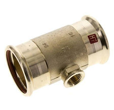 Tee Press Fitting - 54mm & Rp 1/2'' Persmof - Koperlegering