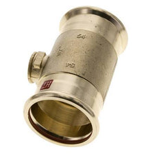 Tee Press Fitting - 54mm & Rp 1/2'' Persmof - Koperlegering