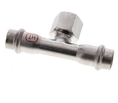 Tee Press Fitting - 15mm & Rp 1/2'' Persmof - RVS