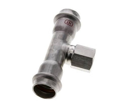 Tee Press Fitting - 22mm & Rp 1/2'' Persmof - RVS