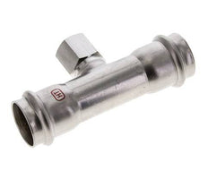Tee Press Fitting - 28mm & Rp 1/2'' Persmof - RVS