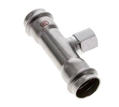 Tee Press Fitting - 28mm & Rp 1/2'' Persmof - RVS