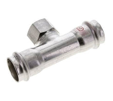 Tee Press Fitting - 28mm & Rp 3/4'' Persmof - RVS