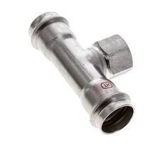 Tee Press Fitting - 28mm & Rp 3/4'' Persmof - RVS